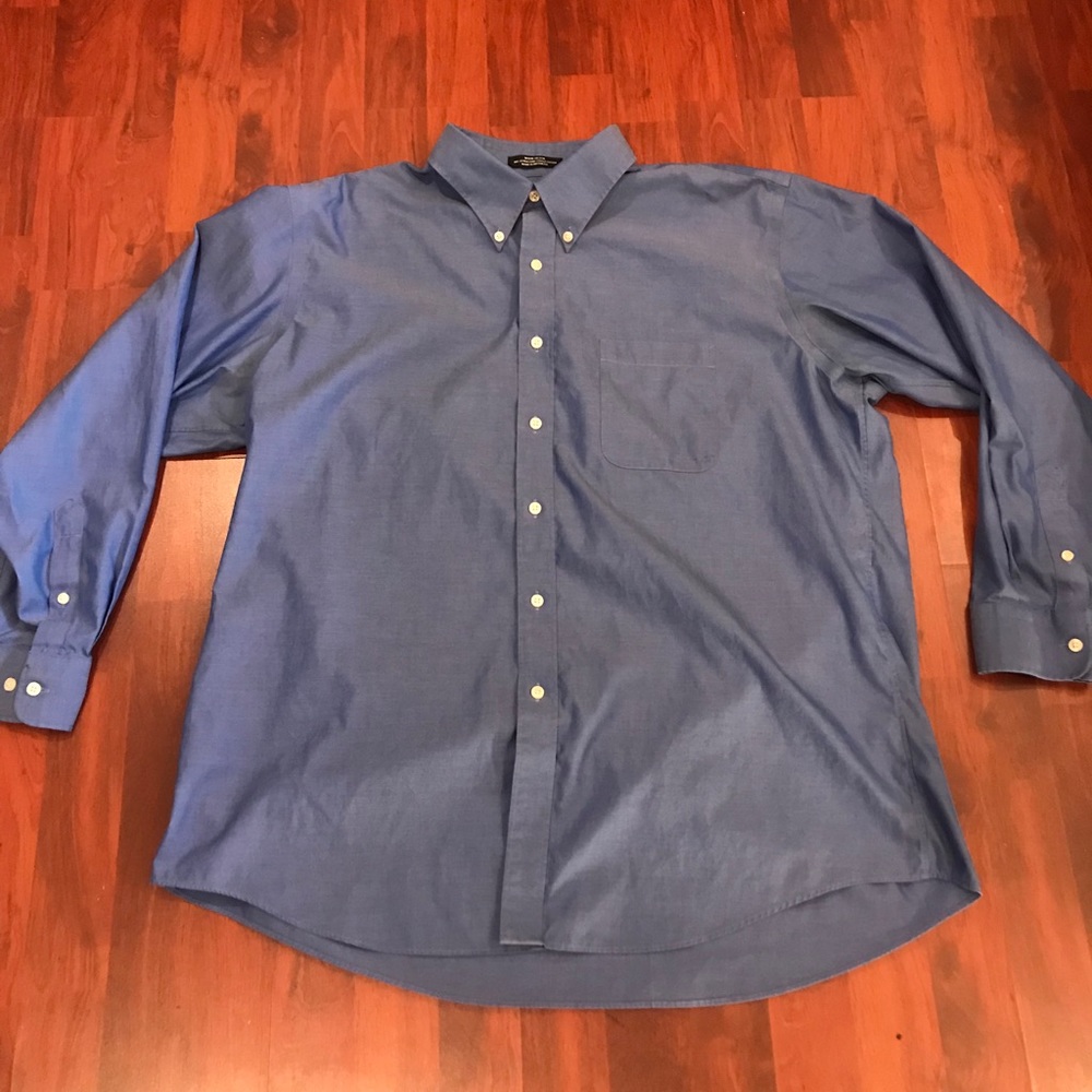 Kirkland Light blue Non-iron Button Up Dress Shirt